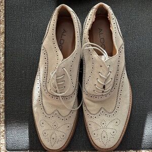 Aldo Men's Beige Oxford Brogues